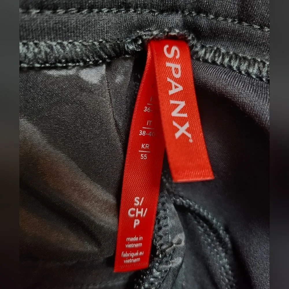 SPANX Wide-Leg Perfect Pants Classic Black Size SP